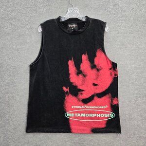 Eternal Dishonored Men Tank S Black Metamorphosis For The Chosen‎ Few Grunge Y2K
